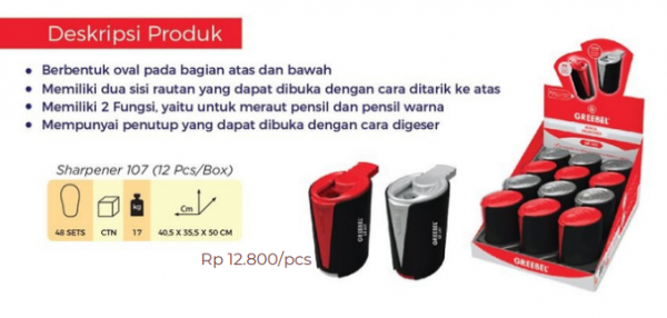 Produk Rautan Pensil